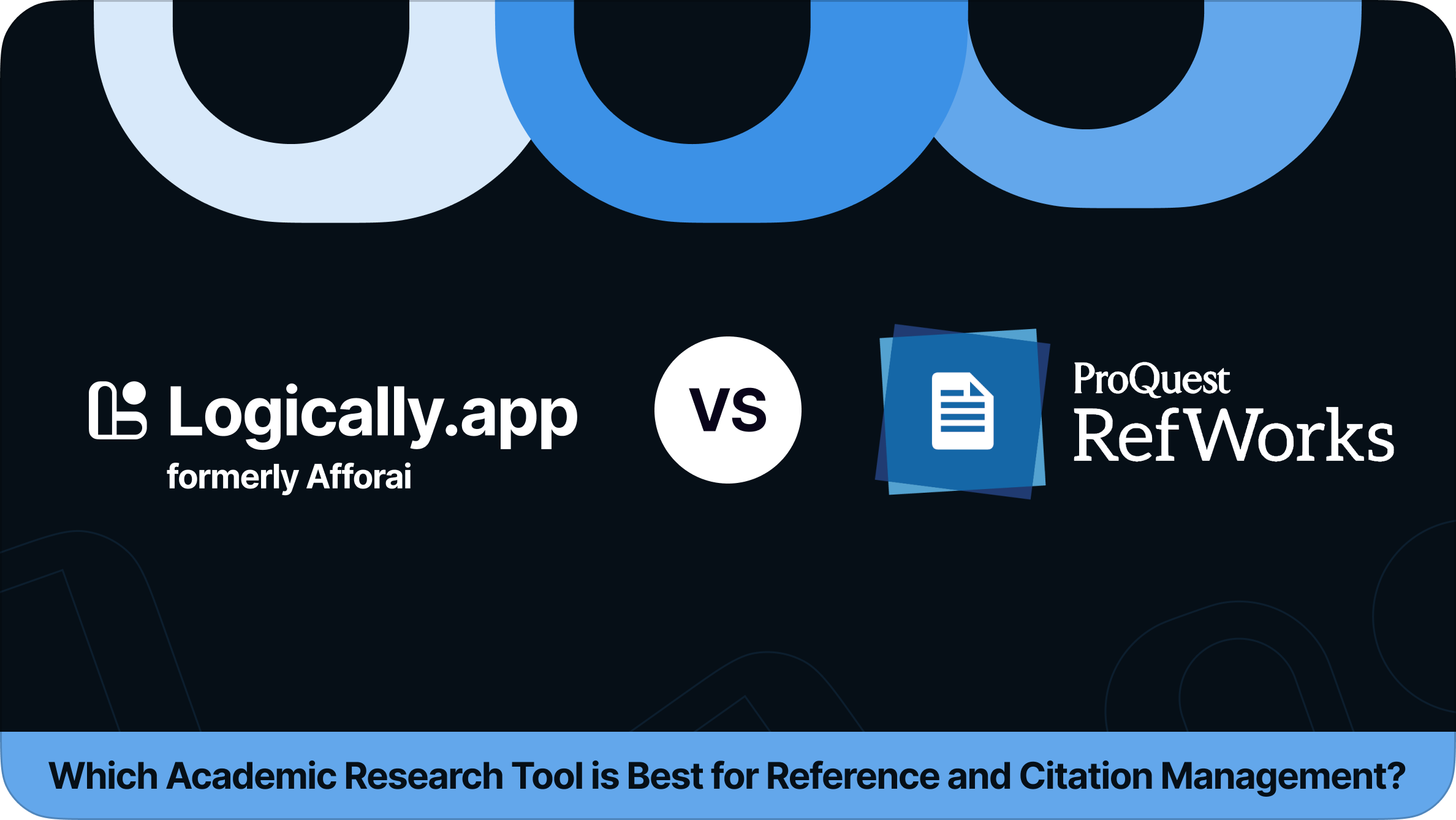 How Ref Works RefWorks vs. Logically: Which Is Best At Managing Papers?
